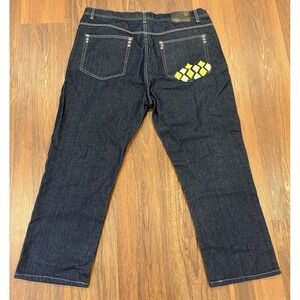 Phat Farms Mens 42 Embroidered Denim Jeans Pant